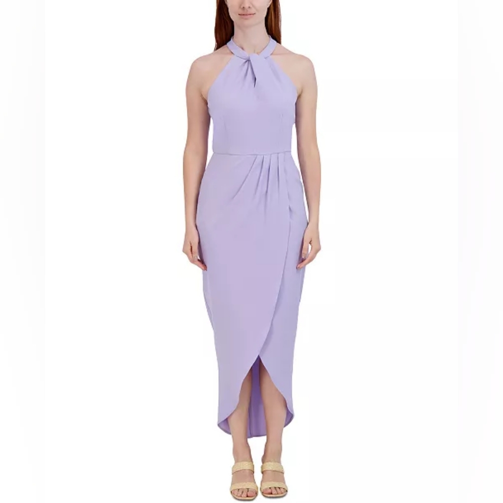 Julia Jordan Knot Neck Gown - Lavender - Size 2